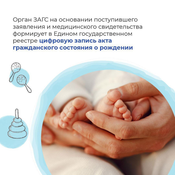 Все большую популярность в нашей области набирает сервис электронной регистрации рождения ребёнка.